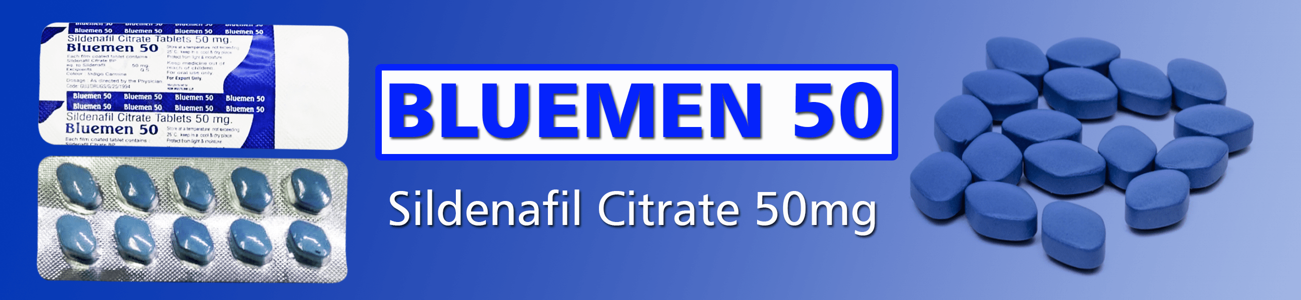 Bluemen 50 to Maintain Penile Sensitivity and Functioning