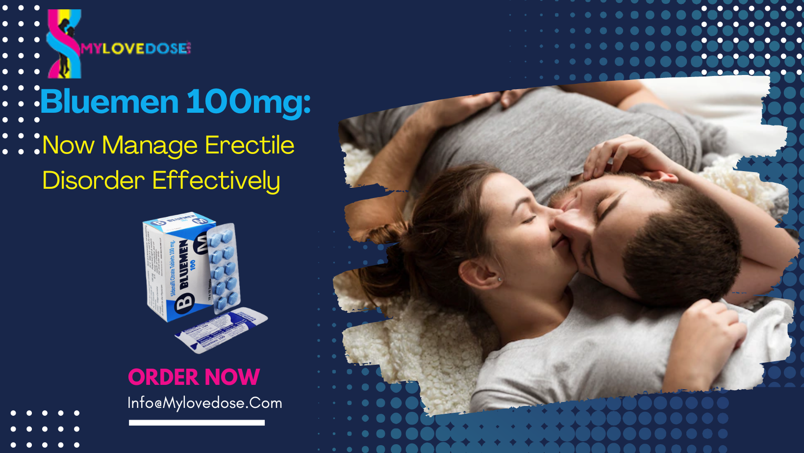 Bluemen 100mg: Now Manage Erectile Disorder Effectively