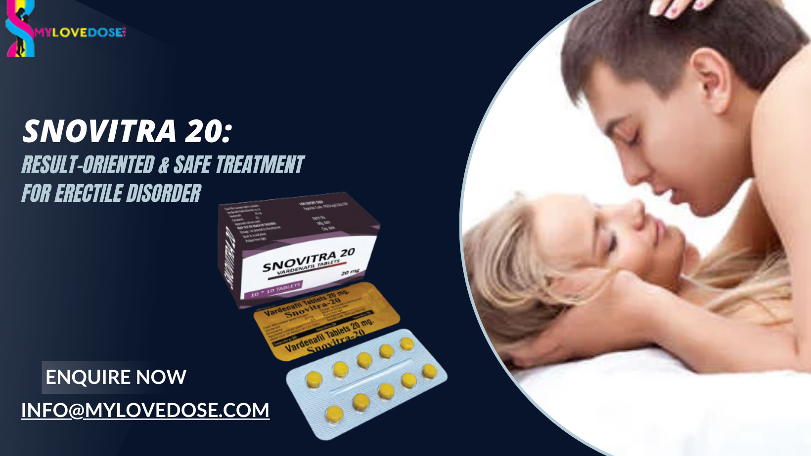 Snovitra 20: Result-Oriented & Safe Treatment For Erectile Disorder